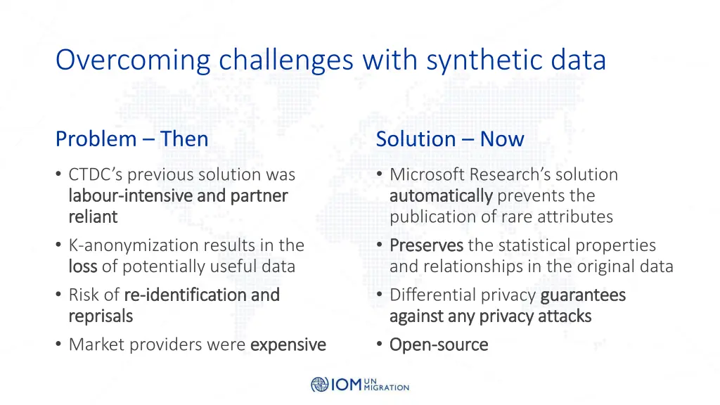 overcoming challenges with synthetic data