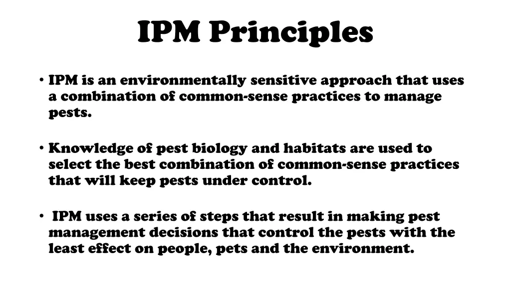 ipm principles