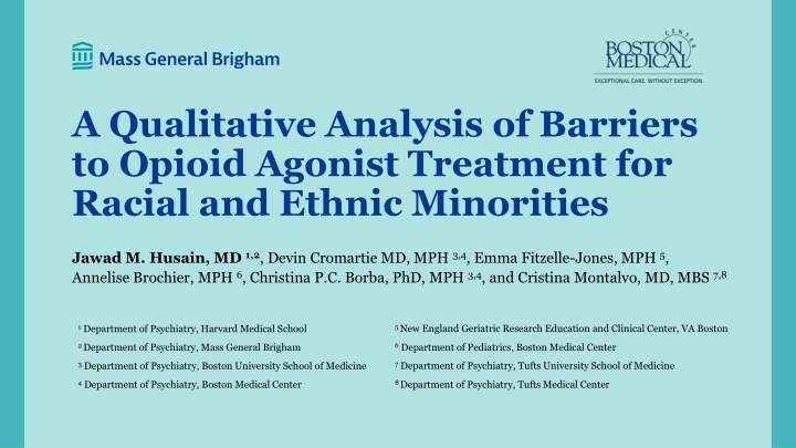a qualitative analysis of barriers to opioid