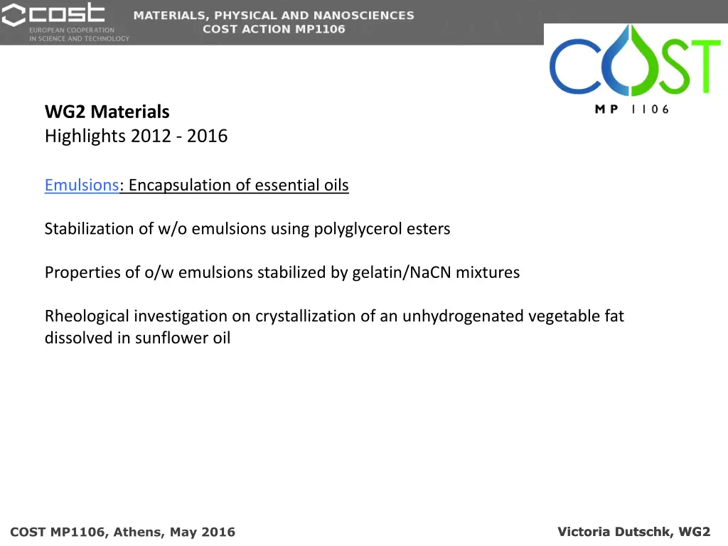 wg2 materials highlights 2012 2016 6