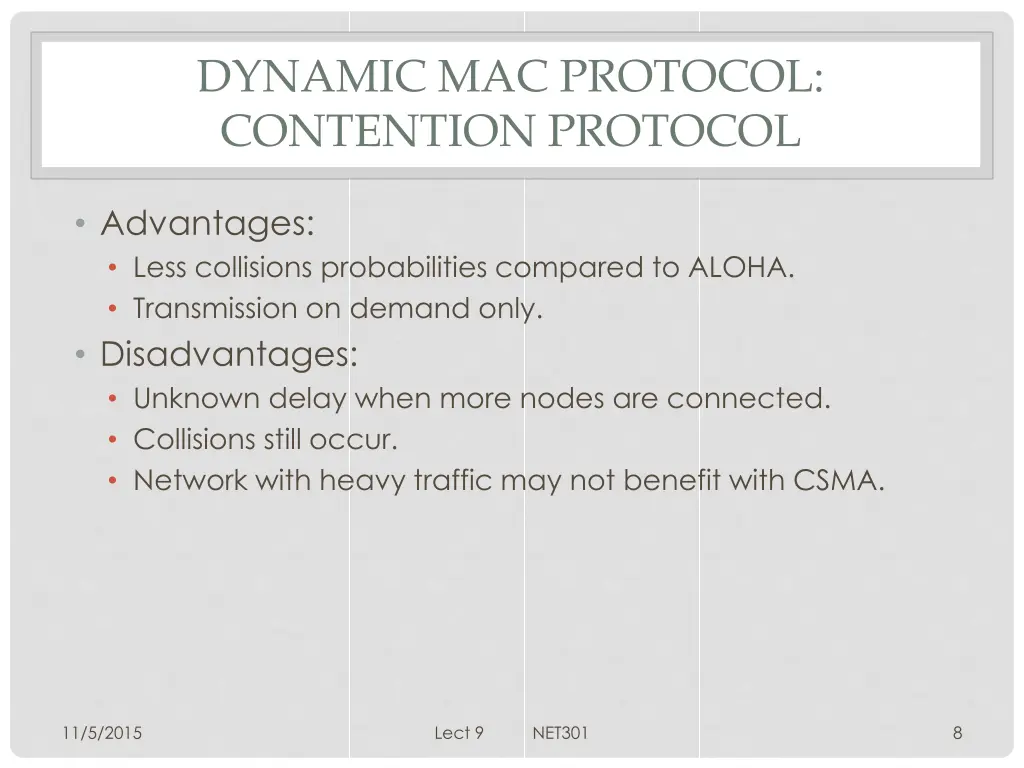 dynamic mac protocol contention protocol 5