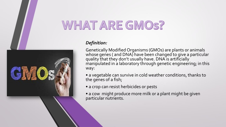 what are gmos