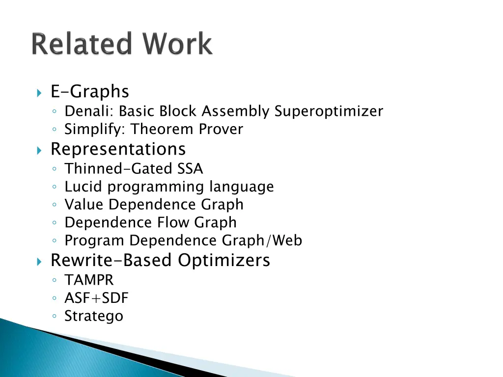 e graphs denali basic block assembly