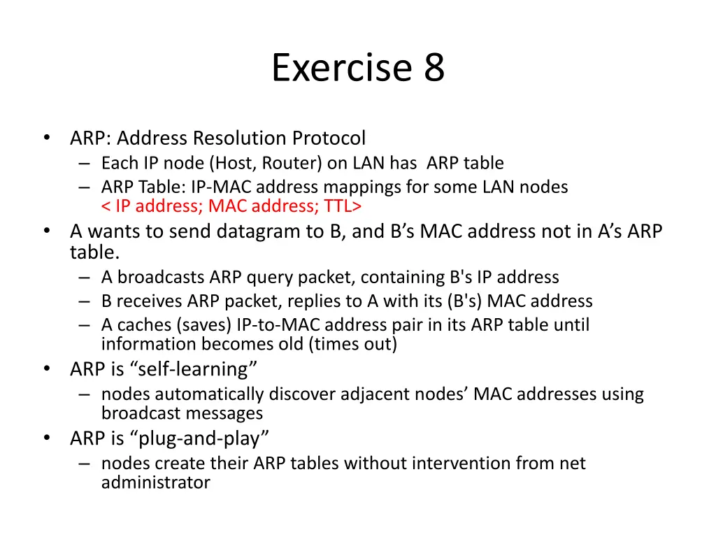 exercise 8 1