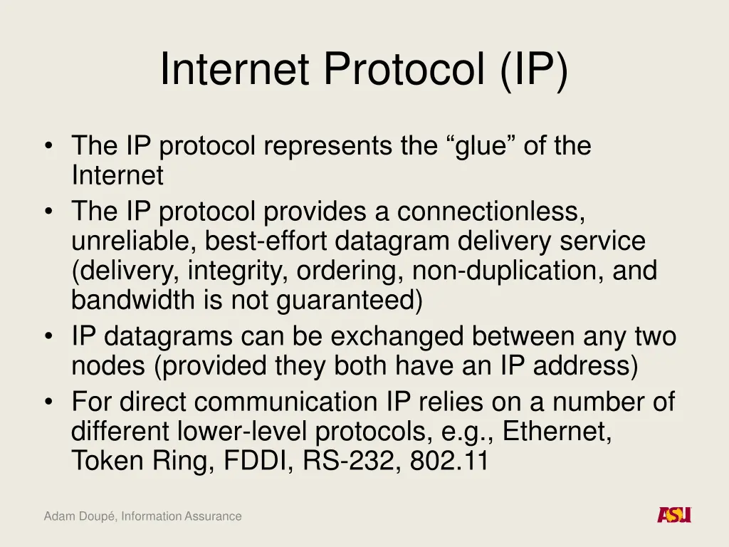 internet protocol ip