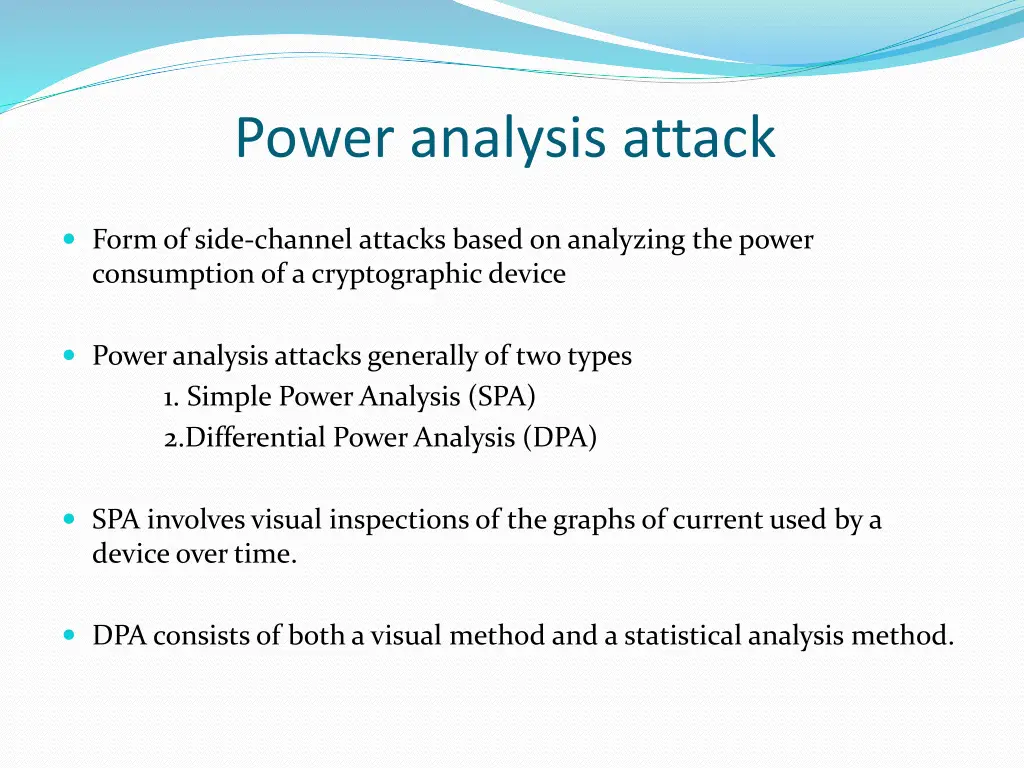 power analysis attack