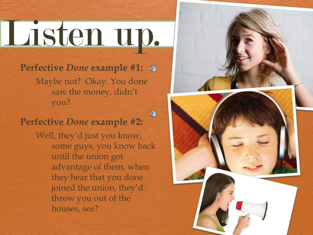 listen up 3