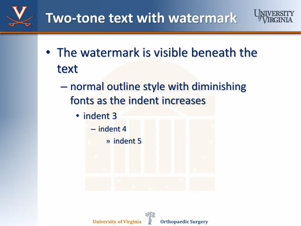 two tone text with watermark