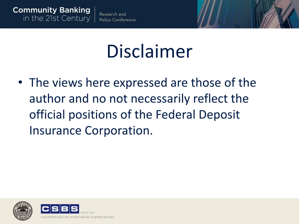 disclaimer