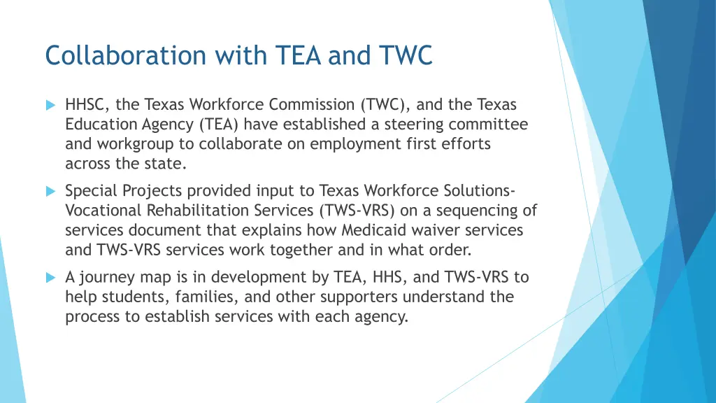 collaboration with tea and twc