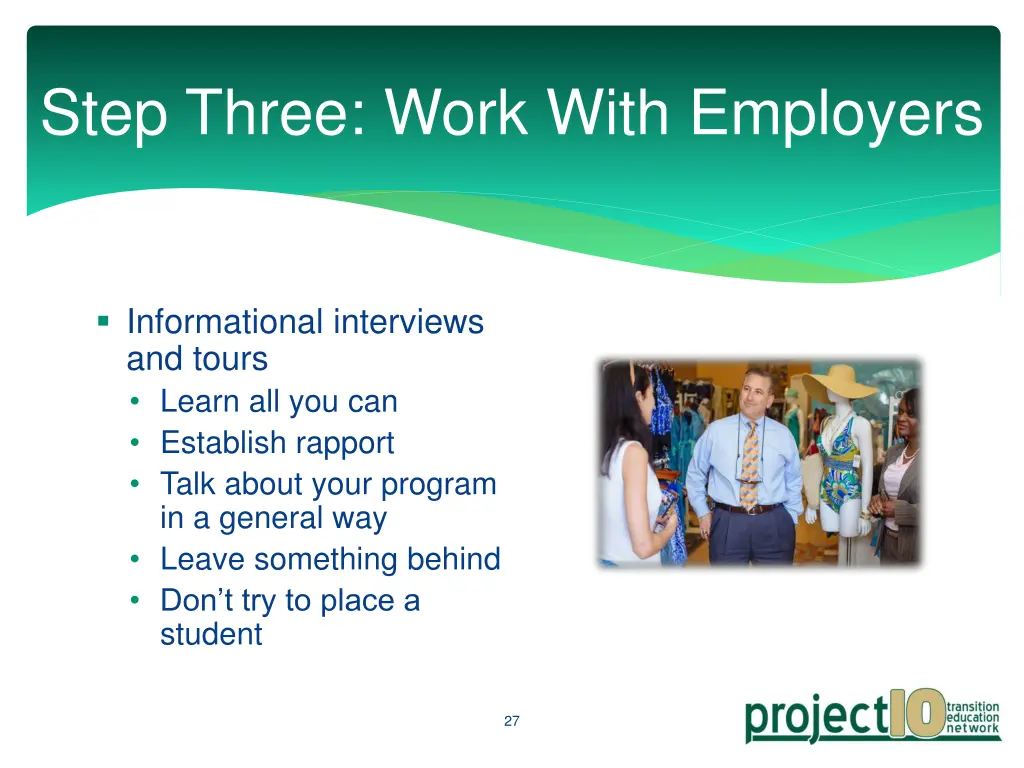 step three work with employers 1