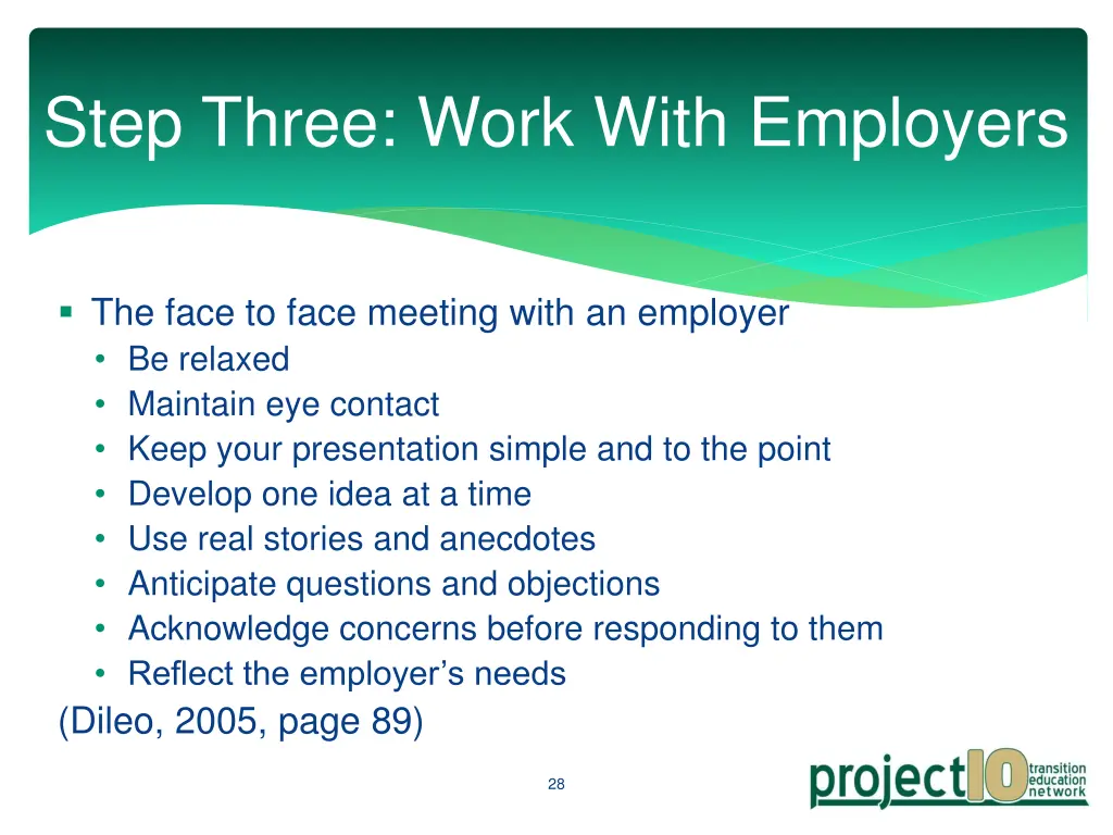 step three work with employers 2
