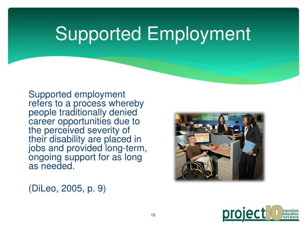 supported employment