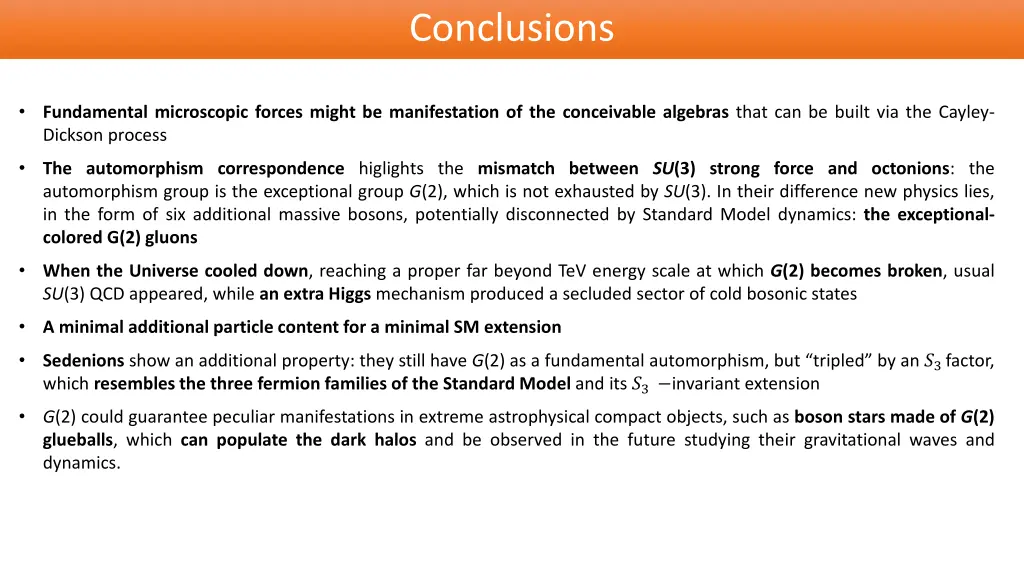 conclusions