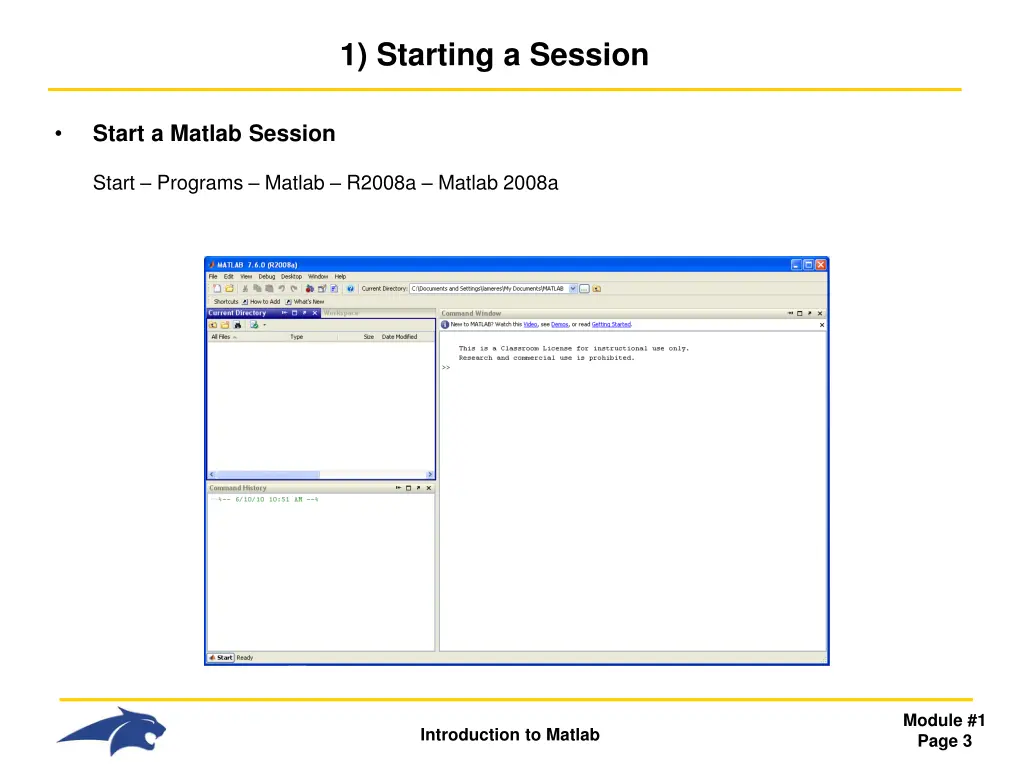 1 starting a session