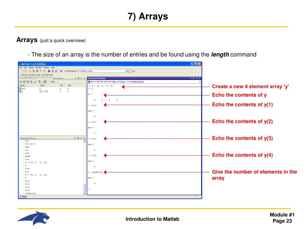 7 arrays 1
