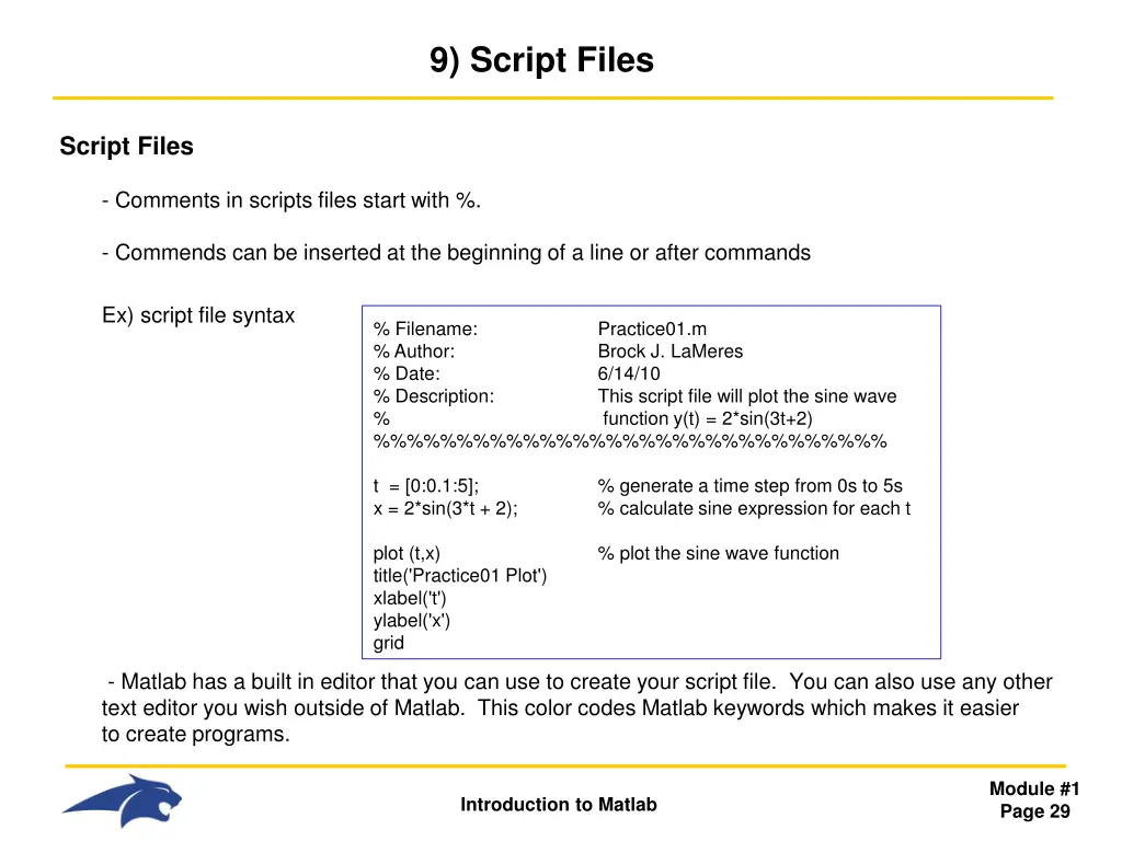 9 script files 1