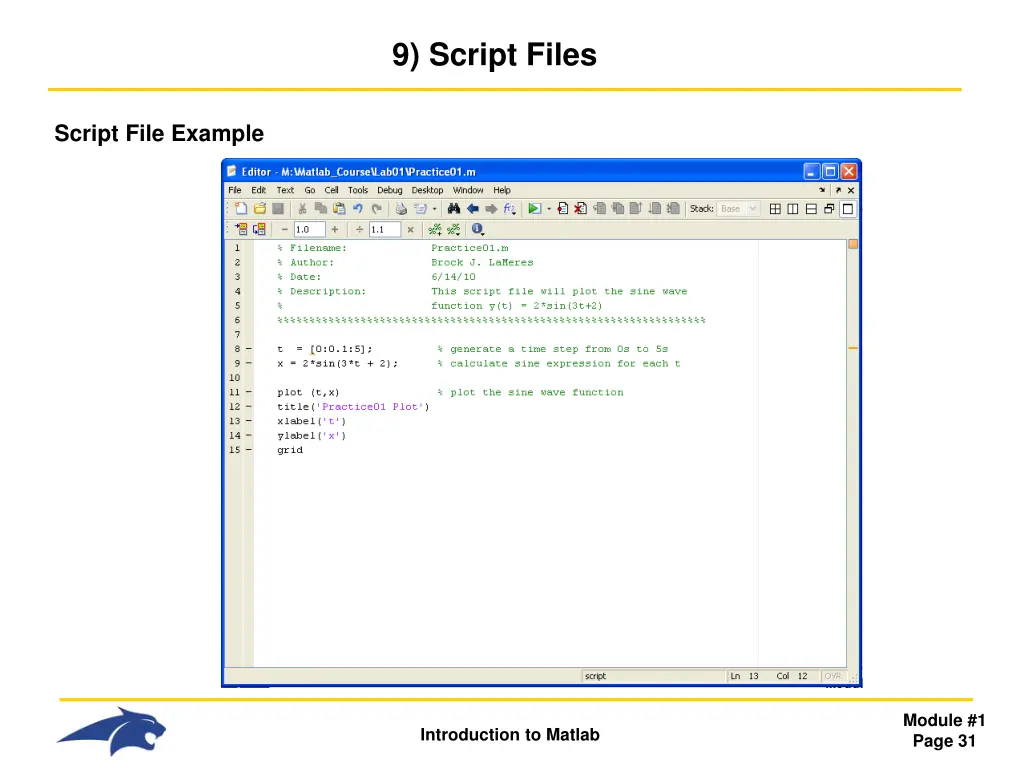 9 script files 3