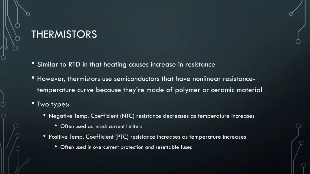 thermistors