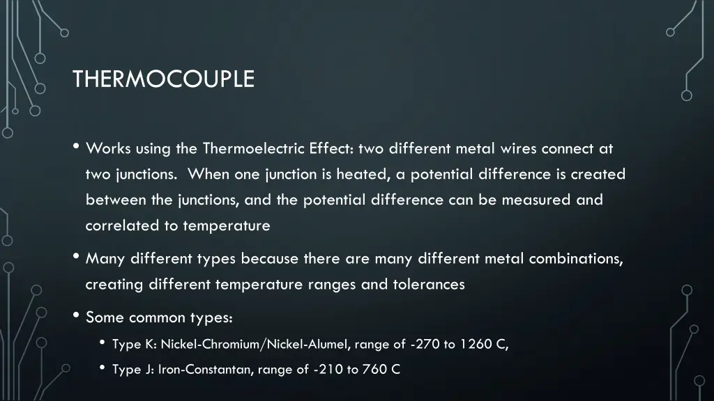 thermocouple