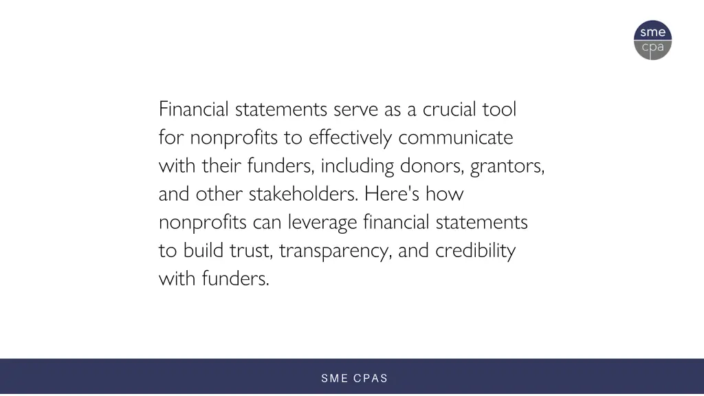financial statements serve as a crucial tool