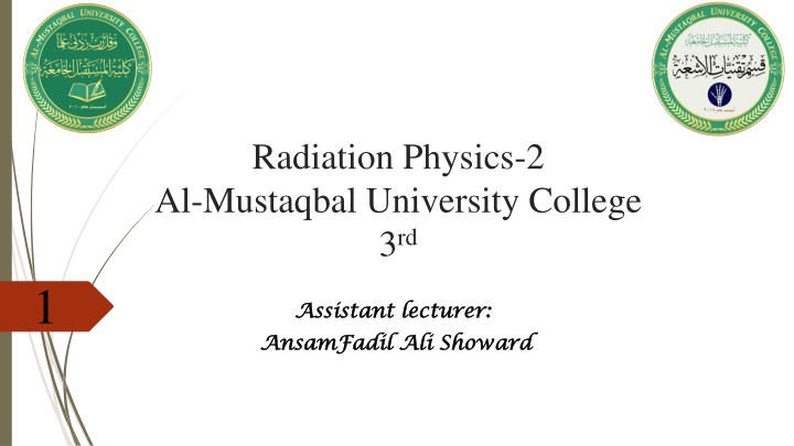 radiation physics 2 al mustaqbal university