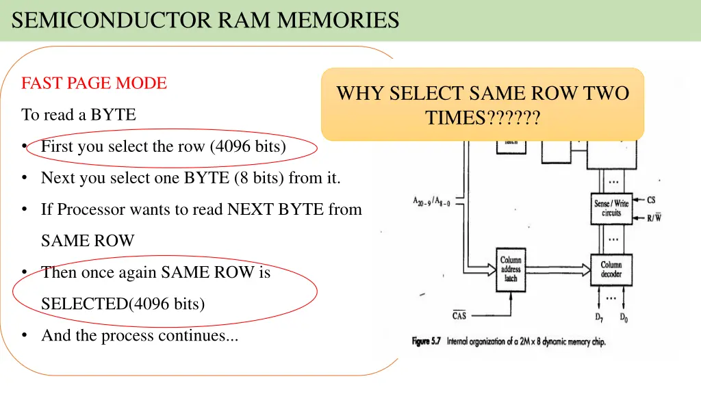 semiconductor ram memories 18