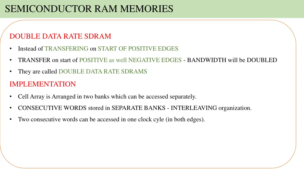 semiconductor ram memories 27