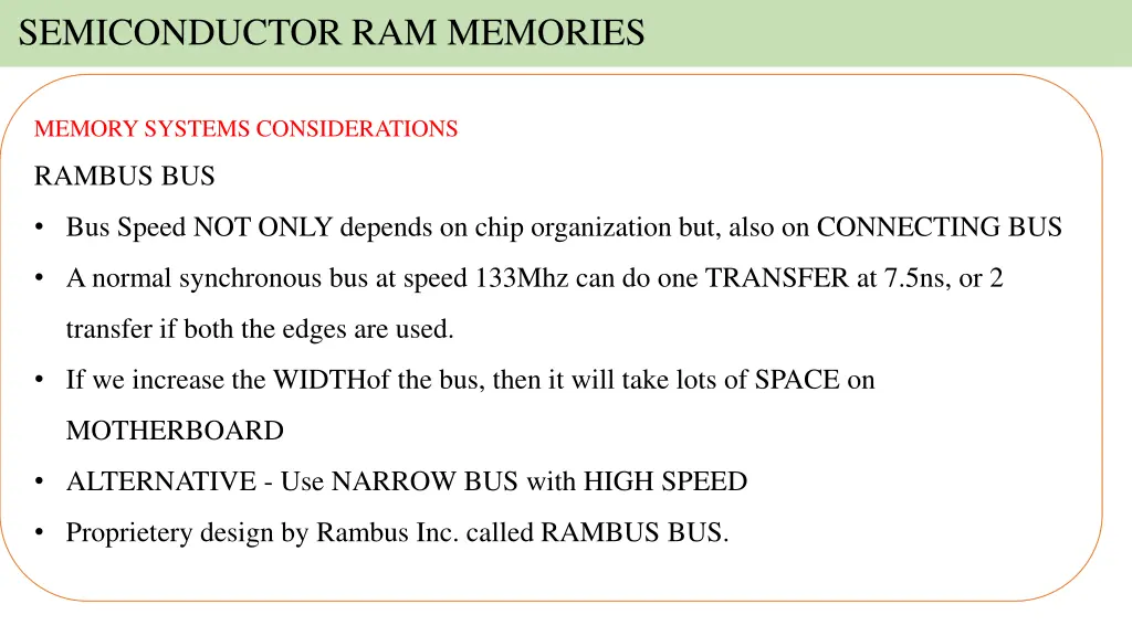 semiconductor ram memories 33