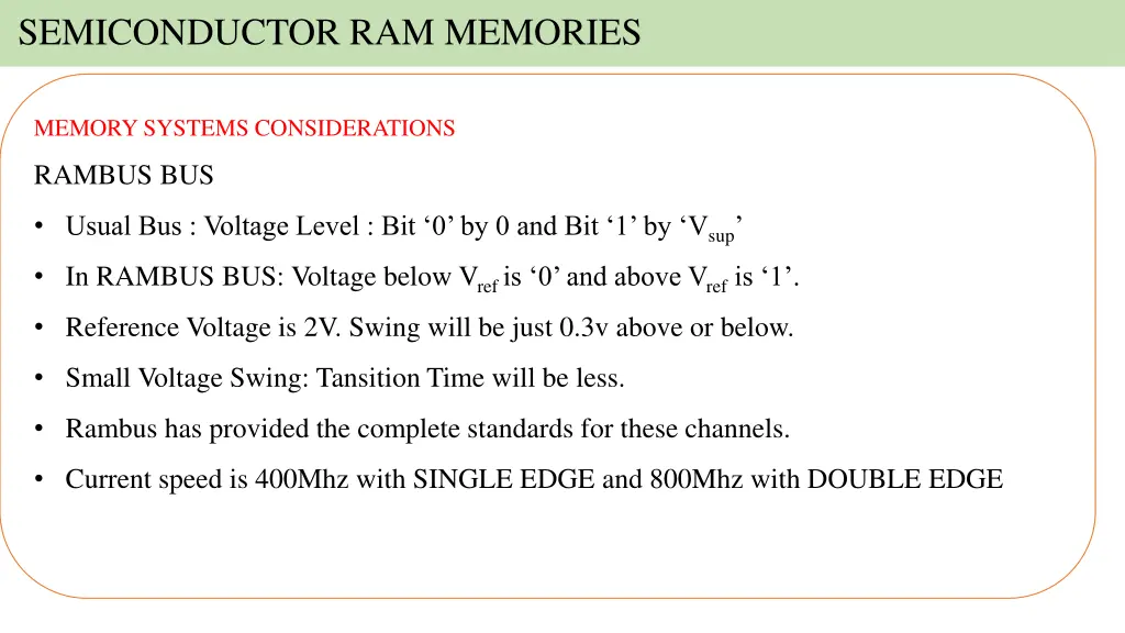 semiconductor ram memories 34