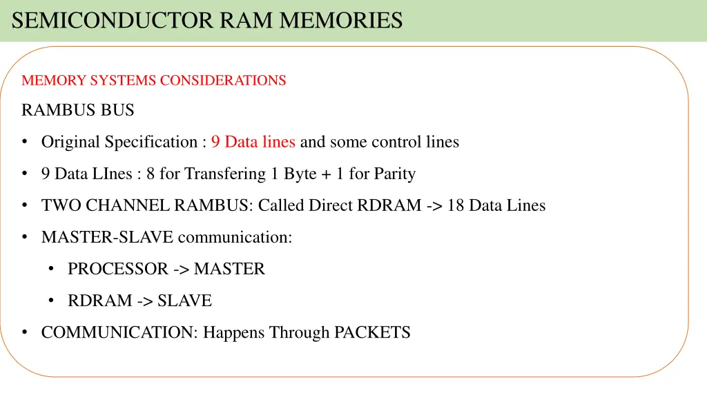 semiconductor ram memories 35