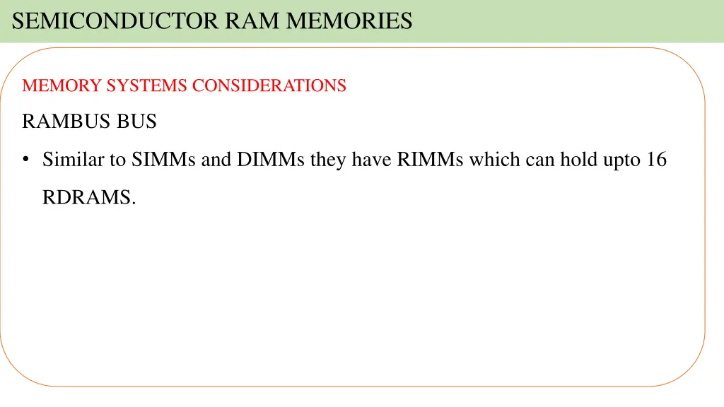 semiconductor ram memories 37