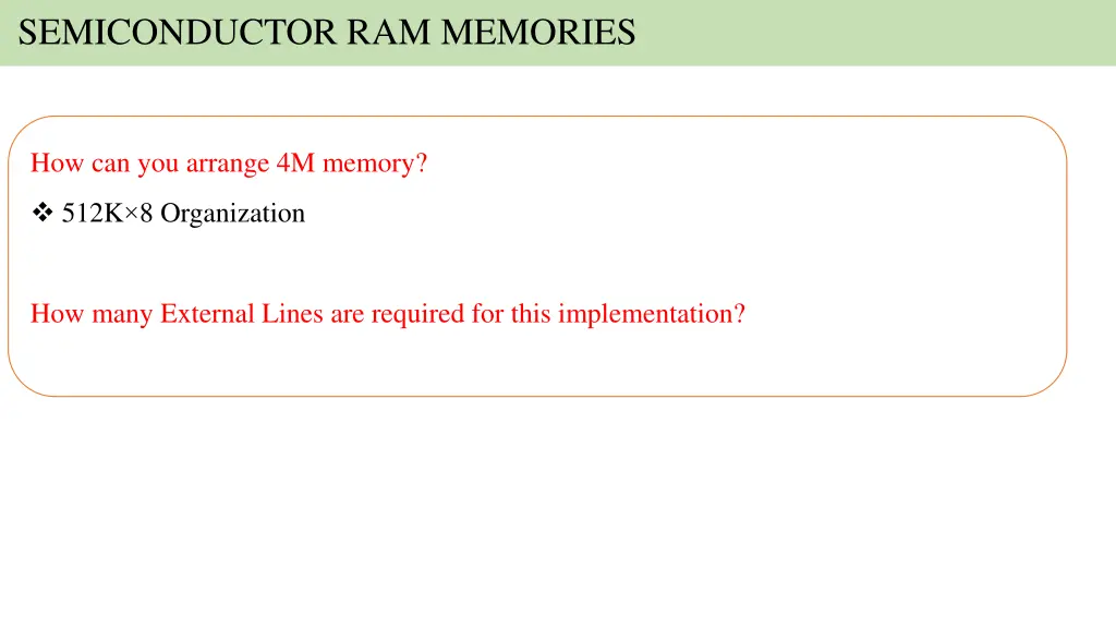 semiconductor ram memories 6