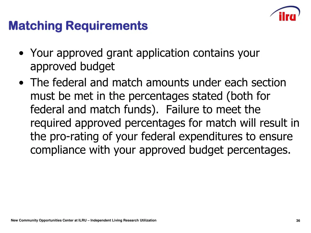 matching requirements matching requirements