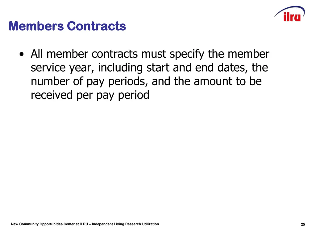 members contracts members contracts