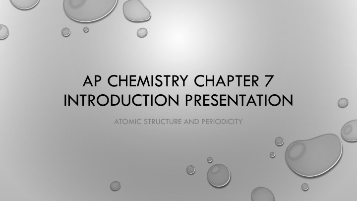 ap chemistry chapter 7 introduction presentation