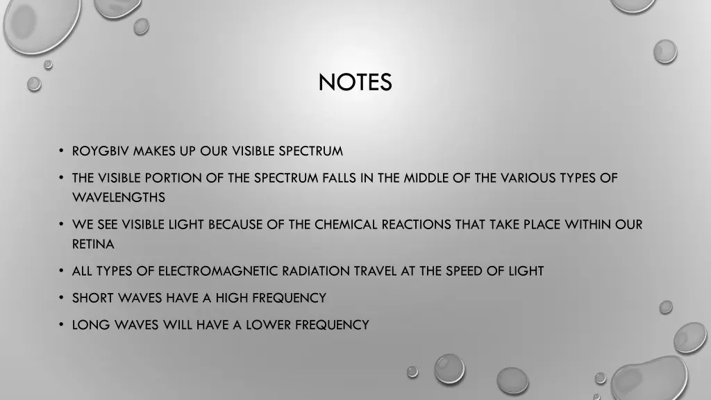 notes