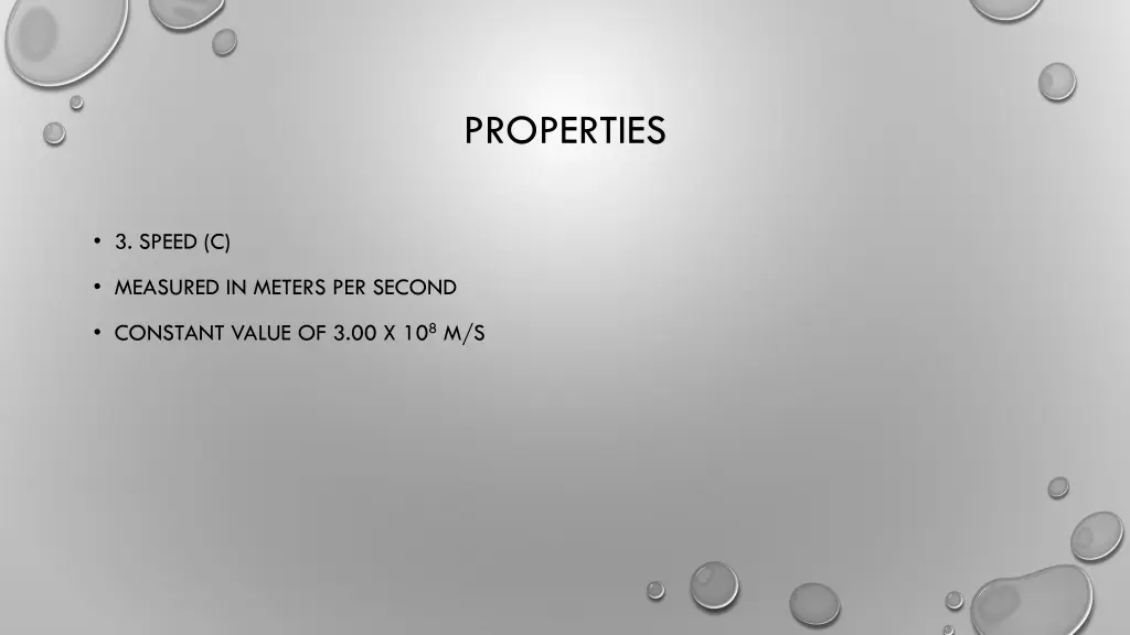 properties