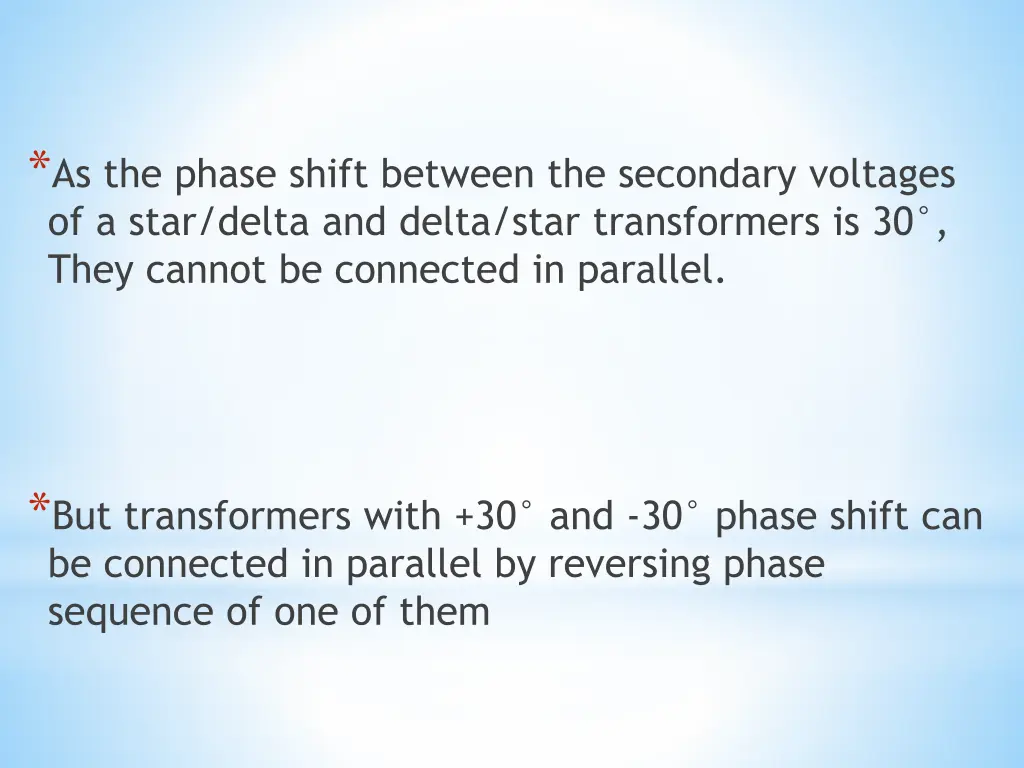 as the phase shift between the secondary voltages