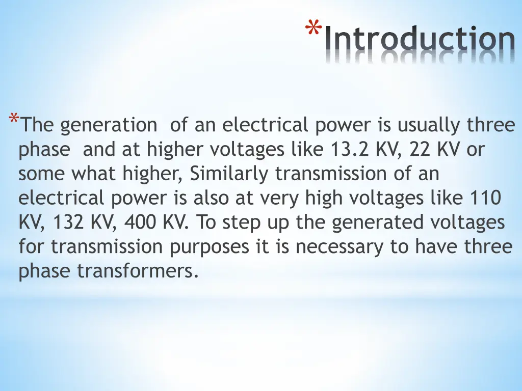 introduction