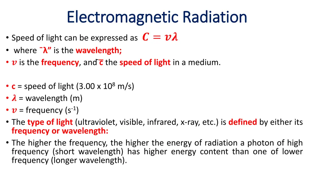 electromagnetic radiation electromagnetic