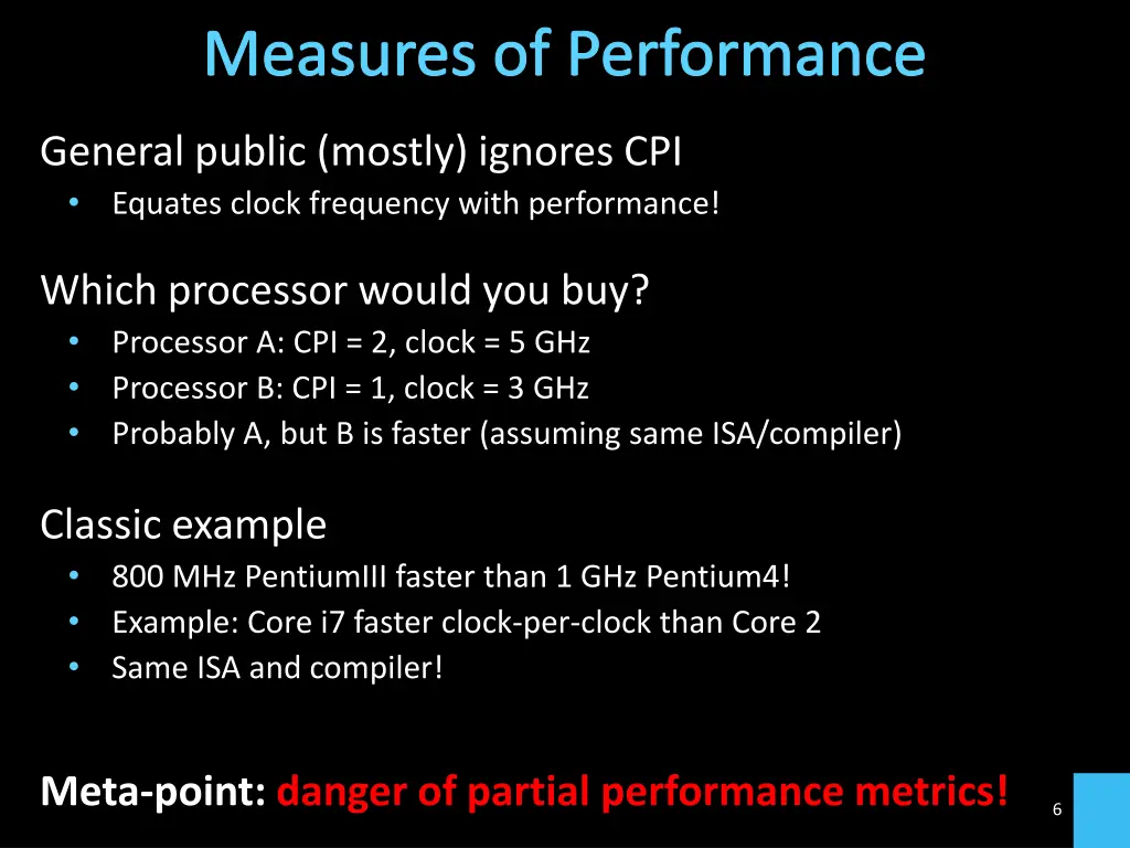 measures of performance 2