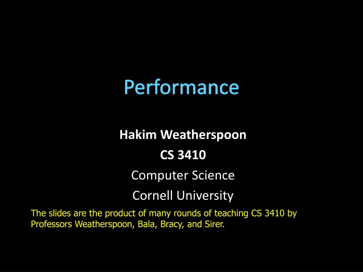 performance