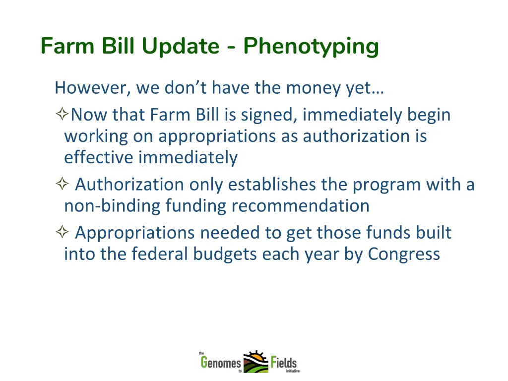 farm bill update phenotyping 3