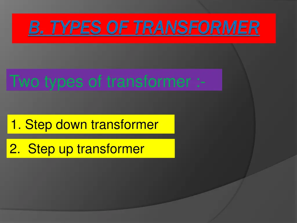 b types of transformer b types of transformer