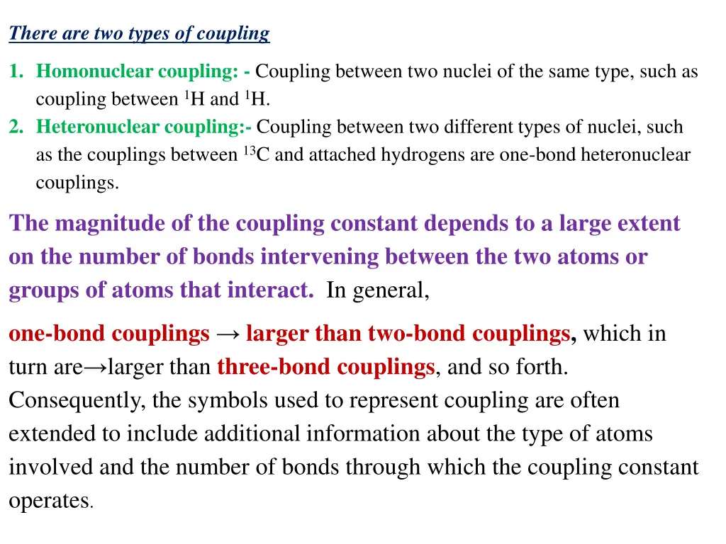 there are two types of coupling