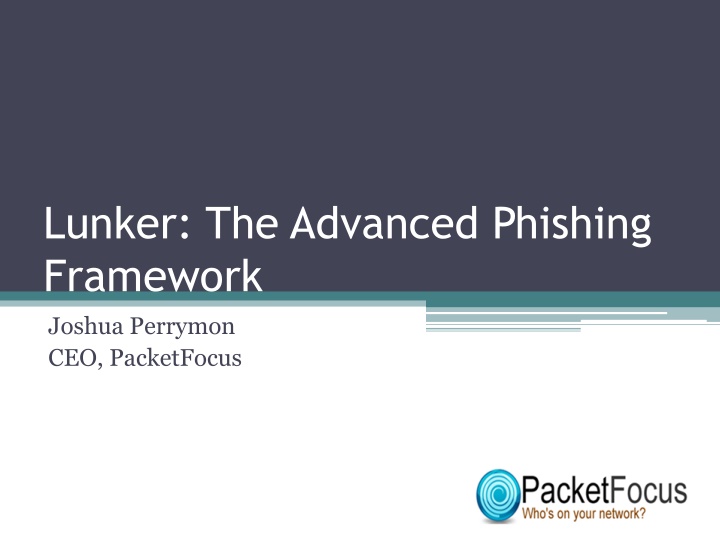 lunker the advanced phishing framework joshua