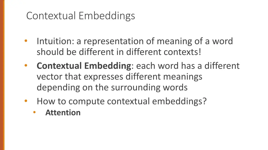 contextual embeddings