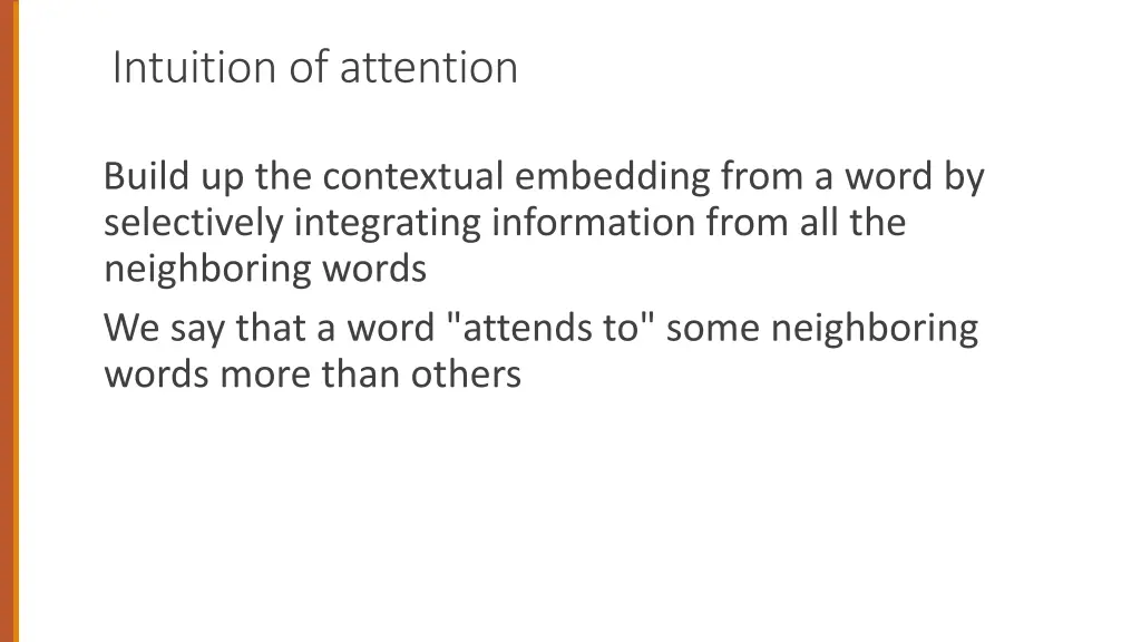 intuition of attention