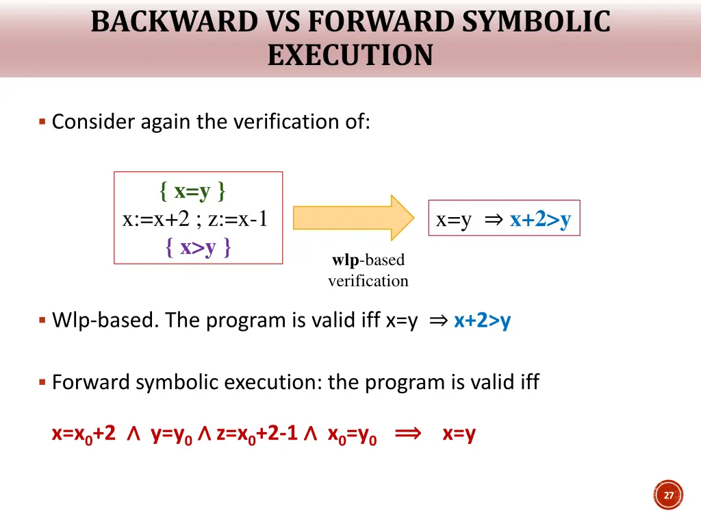 backward vs forward symbolic execution 1